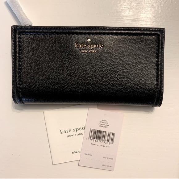 kate spade Handbags - Kate Spade Patterson Black Leather Wallet